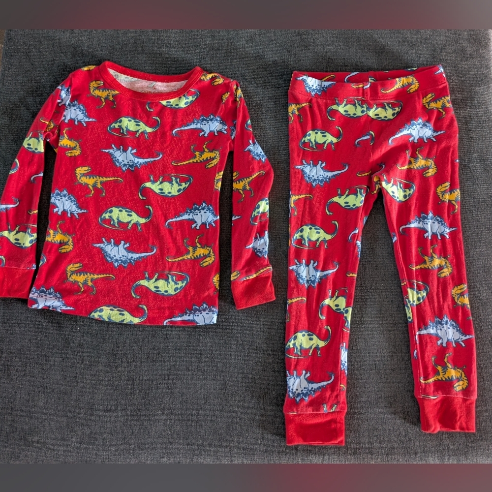 🎉3/$20🎉 Red Dinosaur Kids Pajama Set
